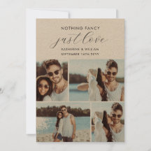 Kraft 4 Photo Collage Nothing ファンシー Just Love