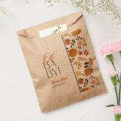 Kraft Fall Theme Baby Shower  フェイバーバッグ (封をした状態)