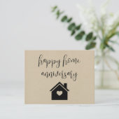 Kraft Heart House ホーム購入記念日 カード (スタンド正面)