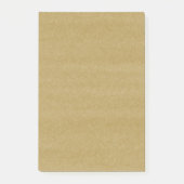 Kraft Paper Style Blank Post-it® Notes ポストイット (正面)