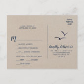 Kraft Rocky Mountainメニュー選択RSVPポストカード インビテーションポストカード (裏面)