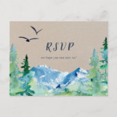 Kraft Rocky Mountainメニュー選択RSVPポストカード インビテーションポストカード (正面)