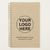 Kraft Rustic Planner l ビジネスロゴ入り プランナー手帳 (正面)