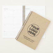 Kraft Rustic Planner l ビジネスロゴ入り プランナー手帳 (ディスプレー)