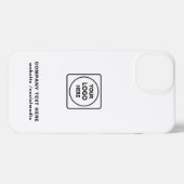 Kraft Style Custom Business Logo iphone case iPhoneケース (裏面横)