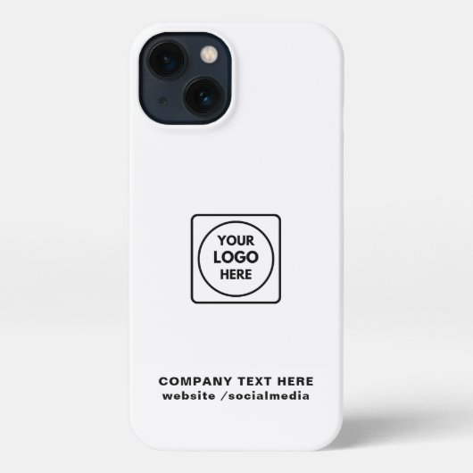 Kraft Style Custom Business Logo iphone case iPhoneケース (裏面)