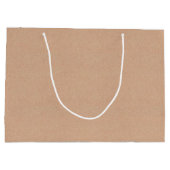 Kraft Style Large Gift Bag Charming Gift Packaging ラージペーパーバッグ (裏面)