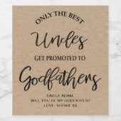 Kraft Texture Godfarモダン提案 ワインラベル (シングルラベル)