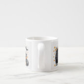 Krähe und Katze „Happy Halloween!“ Crow Tasse エスプレッソカップ (裏面)