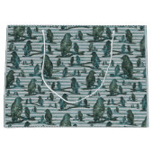 Krähen Raben Crows Geschenk Tüte Party ラージペーパーバッグ (正面)