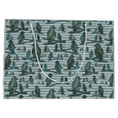 Krähen Raben Crows Geschenk Tüte Party ラージペーパーバッグ (裏面)