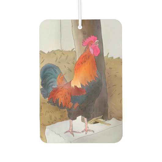 Krähender Hahn  カーエアーフレッシュナー (正面)