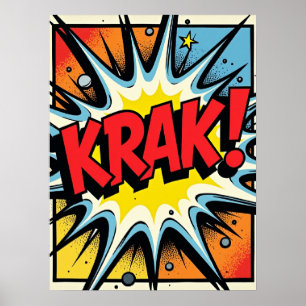 KRAK! ポップアート コミック エクスプロージョン ポスター