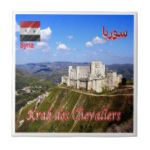 KRAK DES CHEVALIERS（シリア）のzSY009ビュー、 タイル (正面)