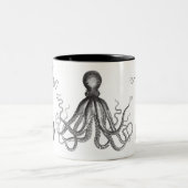 ☞ Krake / The Kraken Vintage ツートーンマグカップ (中央)