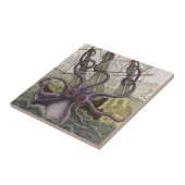 KrakenかタコEatting海賊船、色 タイル (側面)