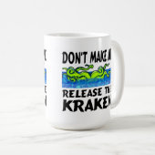 Krakenのマグを解放して下さい コーヒーマグカップ (正面右)