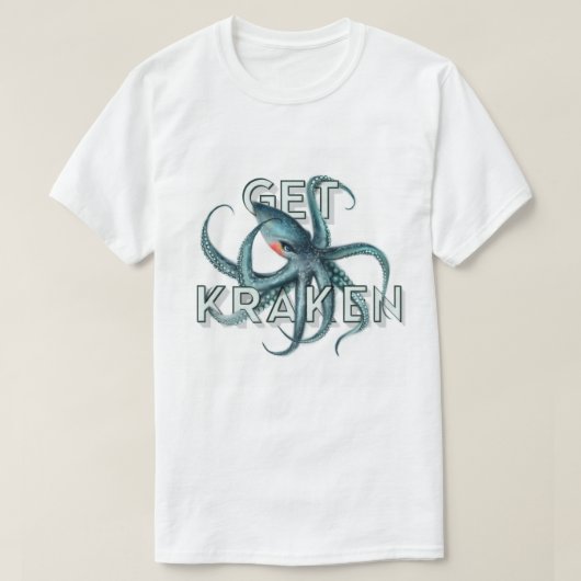 KrakenのTシャツ Tシャツ (デザイン正面)