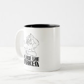 Krakenを解放して下さい ツートーンマグカップ (正面左)