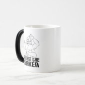 Krakenを解放して下さい モーフィングマグカップ (正面左)