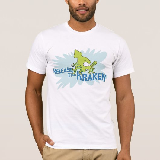 Krakenを解放して下さい Tシャツ (正面)