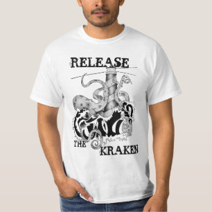 Krakenを解放して下さい Tシャツ