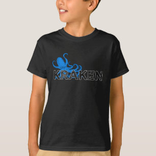 Kraken -青 tシャツ