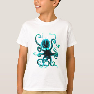 Kraken_Aqua Tシャツ