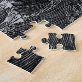 Kraken Attacking Ship vintage etching ジグソーパズル (側面)