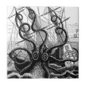 Kraken Eatting帆船 タイル (正面)