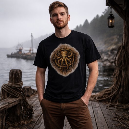 Kraken Mark Pirate Sigil Tシャツ