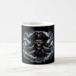 Kraken Pirate Skull Mug – Epic Sea Monster Pirate コーヒーマグカップ