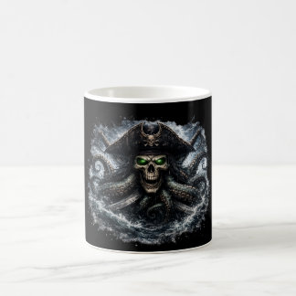 Kraken Pirate Skull Mug – Epic Sea Monster Pirate  コーヒーマグカップ