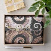 Kraken Steampunk Octopus Ornate Gold Black 薄葉紙 (ギフト)