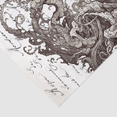 Kraken vs pirate ship nautical theme 薄葉紙 (詳細)