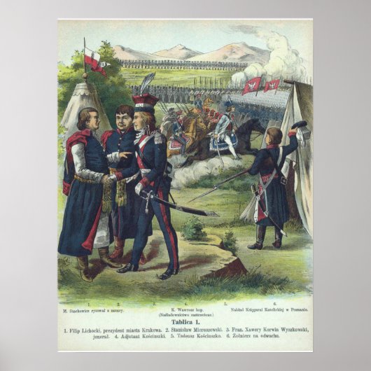 Krakówの近くのポーランド軍 ポスター (正面)