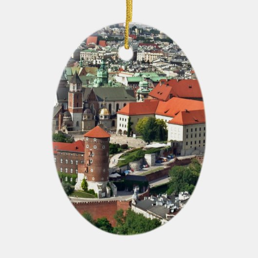 Kraków セラミックオーナメント (正面)