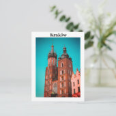 Krakow Europe Poland Polska Old Town ポストカード (スタンド正面)