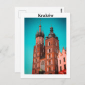 Krakow Europe Poland Polska Old Town ポストカード (正面/裏面)