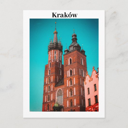 Krakow Europe Poland Polska Old Town ポストカード (正面)