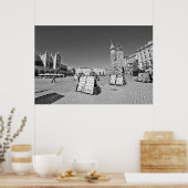 Krakow, Main Market Square, Poland, wall poster ポスター (キッチン)