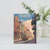 Krakow Poland Postcard ポストカード (スタンド正面)