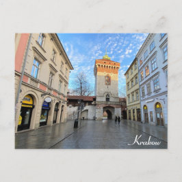 Krakow Poland St Floriansゲート旅行の写真 ポストカード