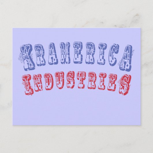 Kramerica Industries製品 ポストカード (正面)