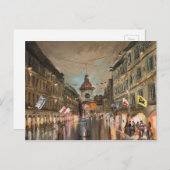 Kramgasseの夕べ ポストカード (正面/裏面)