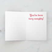 Krampusからの挨拶! カード (内部)