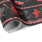 Krampusによって壊されるオーナメント ラッピングペーパー (ロールコーナー)