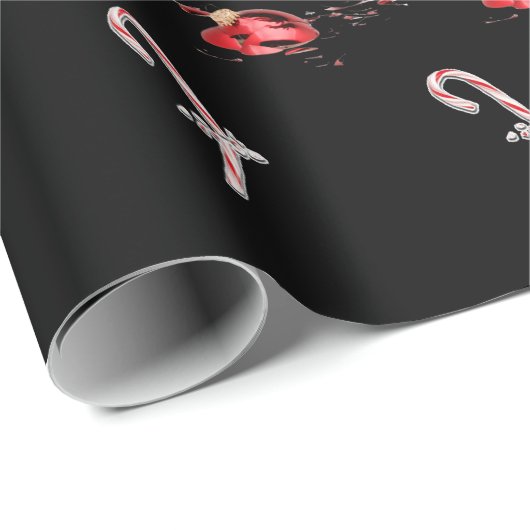 Krampusによって壊されるクリスマス ラッピングペーパー (ロールコーナー)