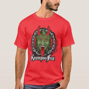 Krampusのオリジナル(T)赤 Tシャツ