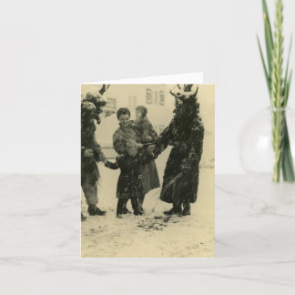 Krampusのクリスマスカード シーズンカード